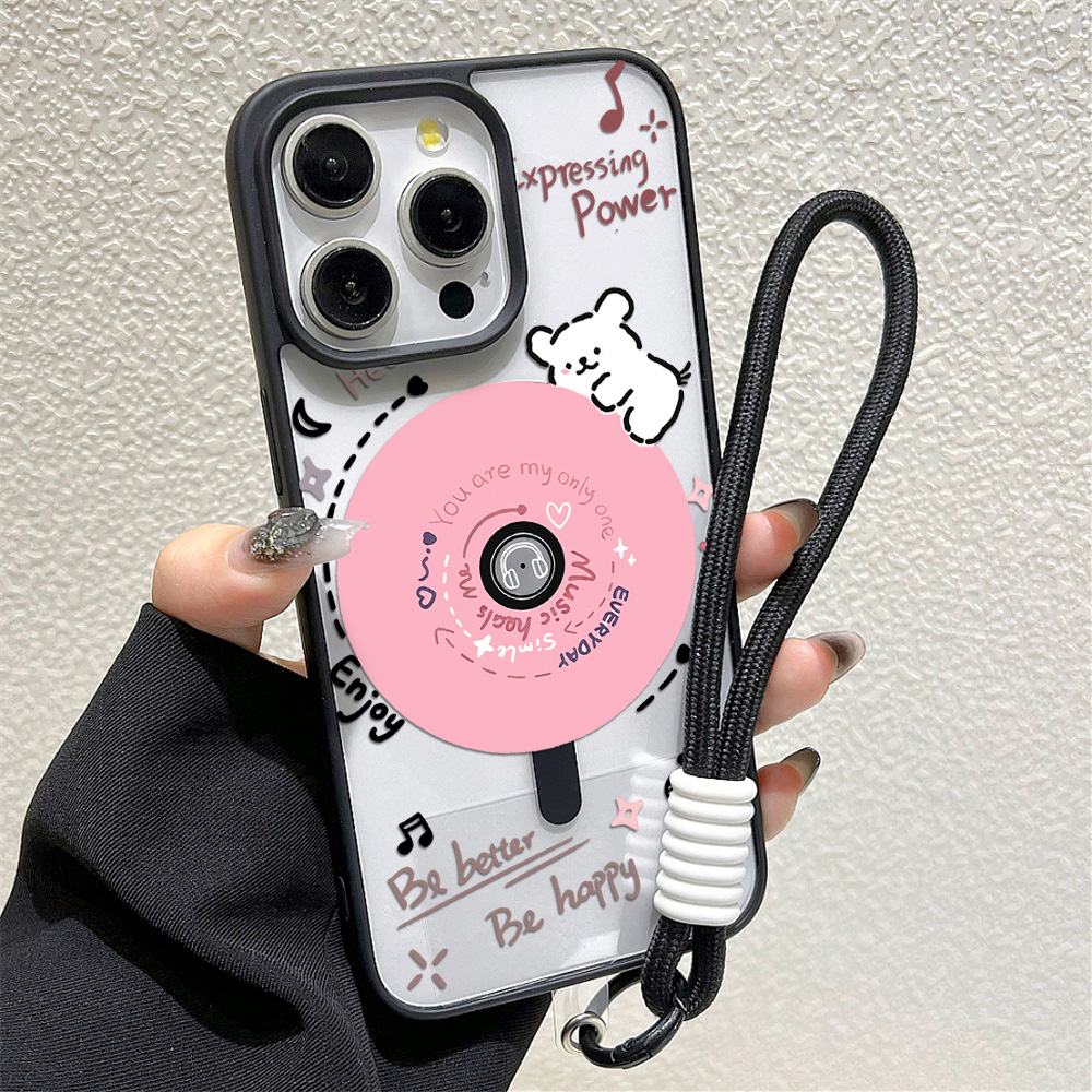 Phone Cases - Magnetische Acryl Matte Telefoonhoesje voor iPhone