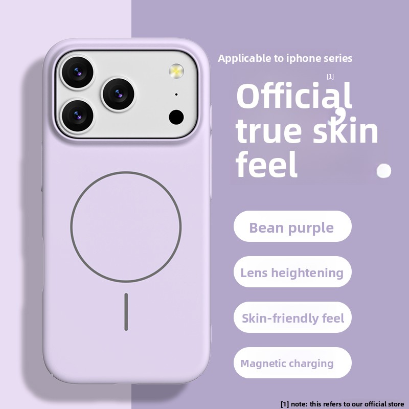 Liquid Silicone Magnetic Phone Case - Matte, zachte siliconen telefoonhoes voor iPhone