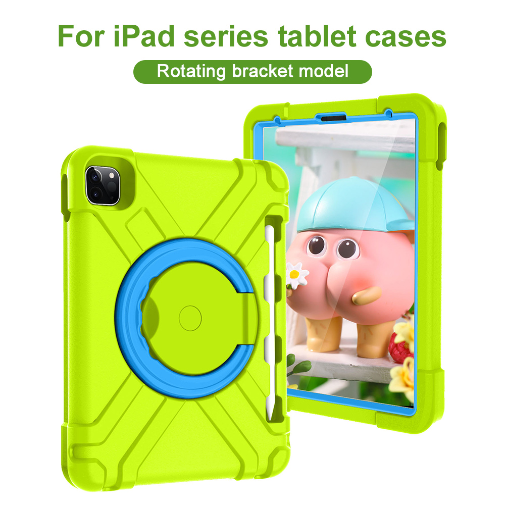 Heavy Duty 360 Full Body Protective Case - 360 ° Draaibare ringstandaardhoes voor Apple