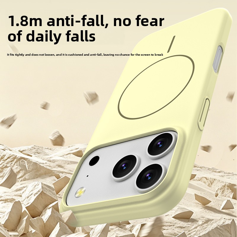 Matte, zachte siliconen telefo - Liquid Silicone Magnetic Phone Case recensie en prijs