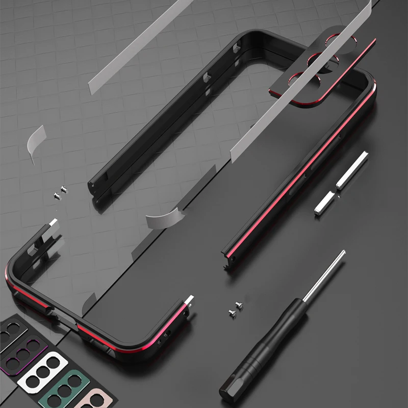 Aluminium bumper & metal lens  - Metal Bumper Aluminum Frame Case recensie en prijs