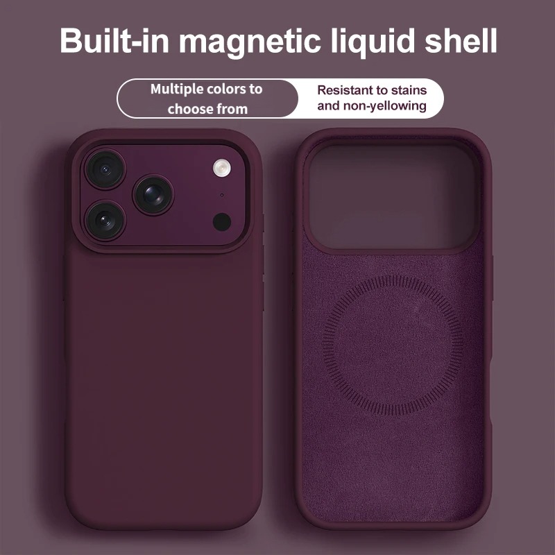 Originele Vloeibare Siliconen - Liquid Silicone Magnetic Phone Case recensie en prijs
